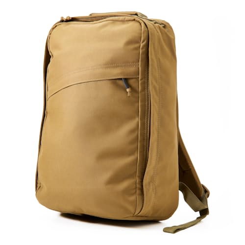 laydown image of Huckberry X GORUCK GR1 Slick Backpack - 21L
