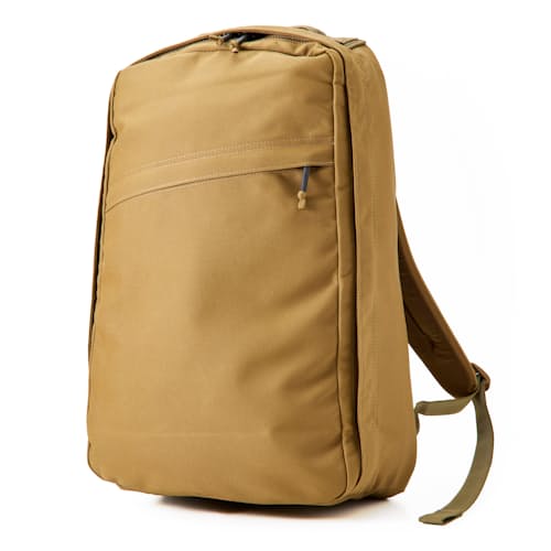 laydown image of Huckberry X GORUCK GR1 Slick Backpack - 26L