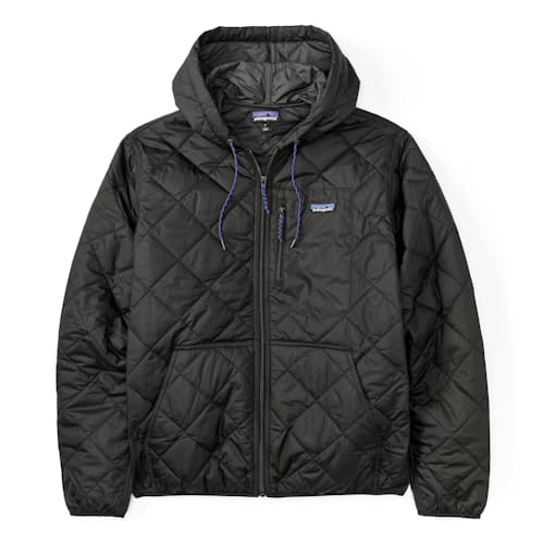 laydown image of Diamond Quilted Bomber Hoody