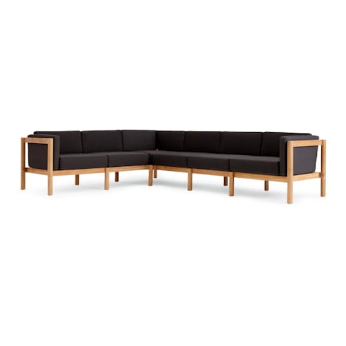 laydown image of The Outdoor Sectional - 6 Piece