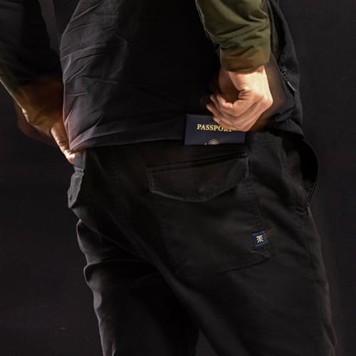 lifestyle image of Layover Travel Pants