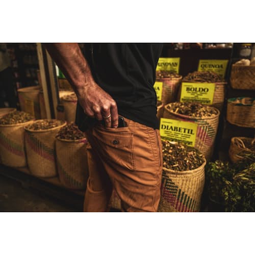 lifestyle image of Layover Travel Pants