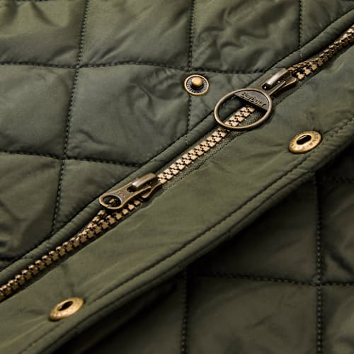 laydown detail image of Powell Quilted Jacket