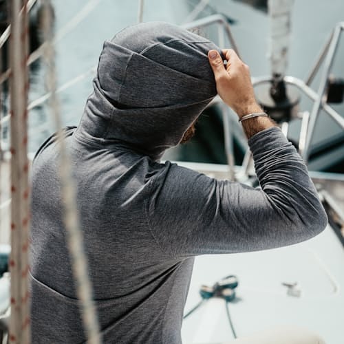 laydown image of Seawool Hoodie