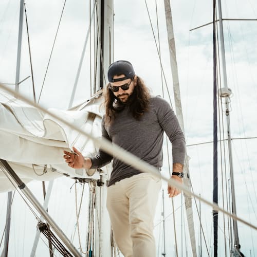 laydown image of Seawool Hoodie