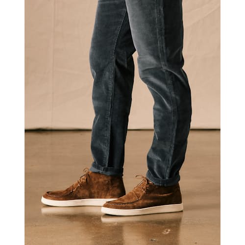 lifestyle image of 365 Corduroy Pant - HB Athletic Tapered