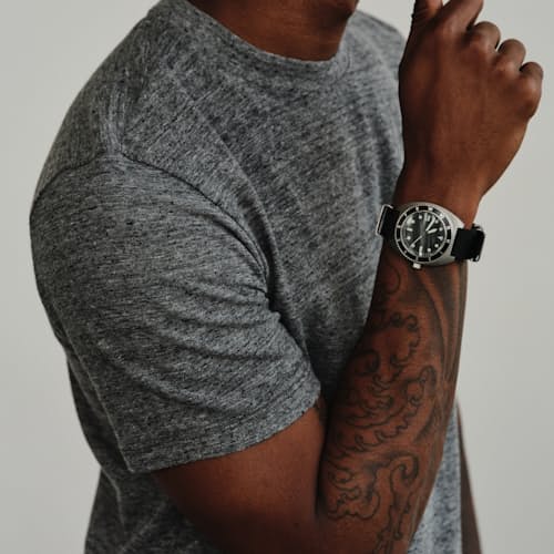 laydown image of Texture Tee