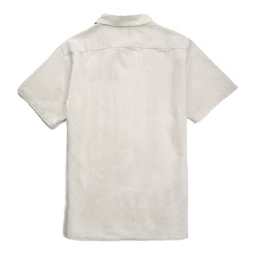laydown image of Classic Linen Short Sleeve Shirt
