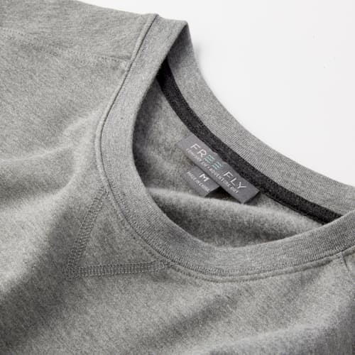 laydown image of Heritage Fleece Crew