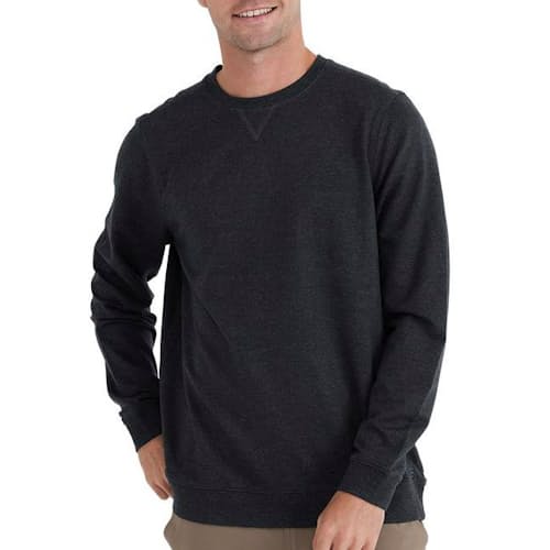 laydown image of Heritage Fleece Crew