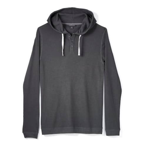 laydown image of Bamboo Waffle Hoodie