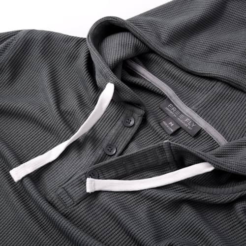laydown image of Bamboo Waffle Hoodie