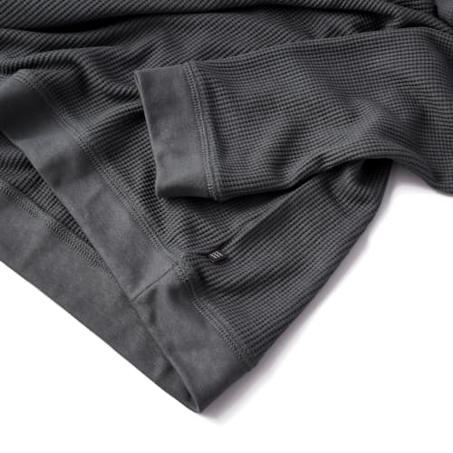 laydown image of Bamboo Waffle Hoodie