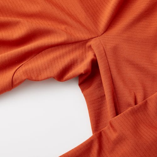 laydown image of Drysense Mesh LS Tee