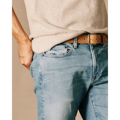 on model image of All-American Stretch Denim - HB Straight