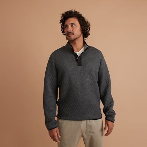 laydown image of Corbet Reversible Pullover