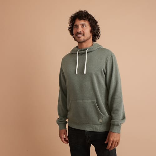 laydown image of Cowlneck Pullover Hoodie