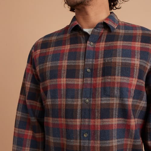 laydown image of Balboa Plaid Shirt