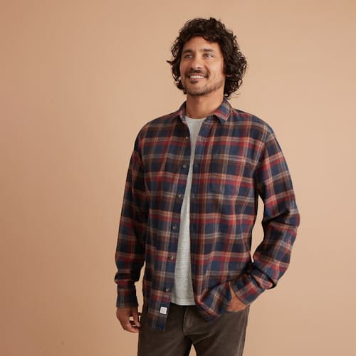 laydown image of Balboa Plaid Shirt