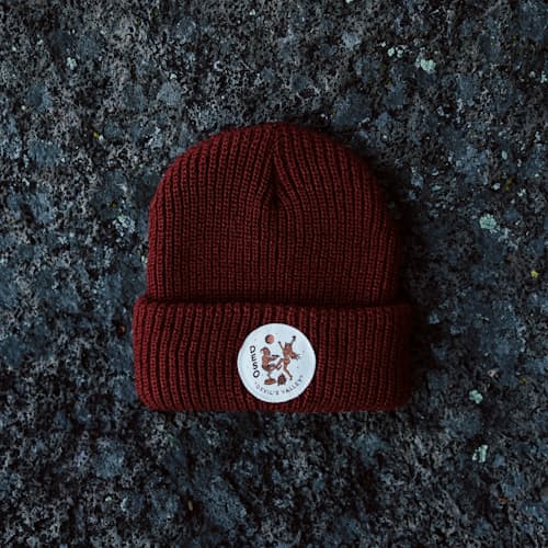 laydown image of Devil's Valley Cuff Beanie
