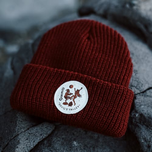 laydown image of Devil's Valley Cuff Beanie