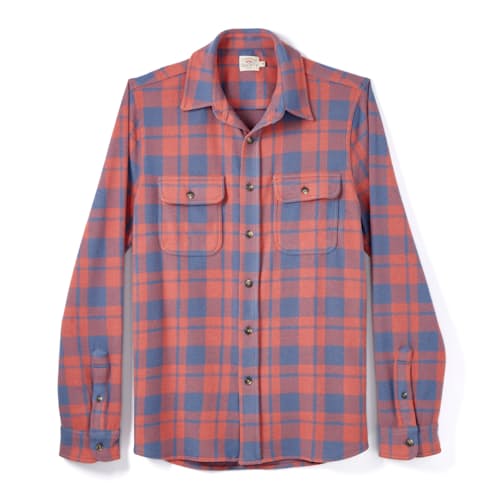 laydown image of Legend Sweater Flannel Shirt