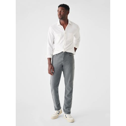 on model image of Stretch Terry 5-Pocket Pant