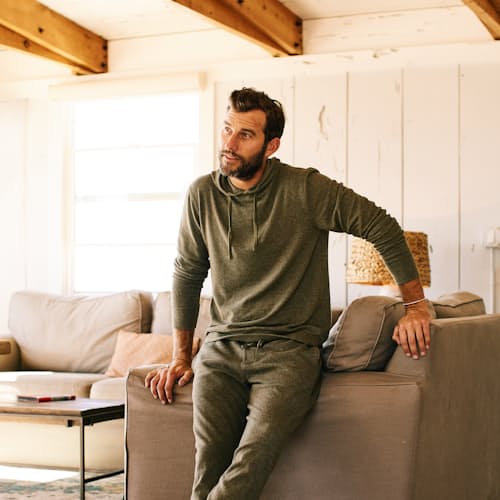 laydown image of Legend Sweater Hoodie - Exclusive