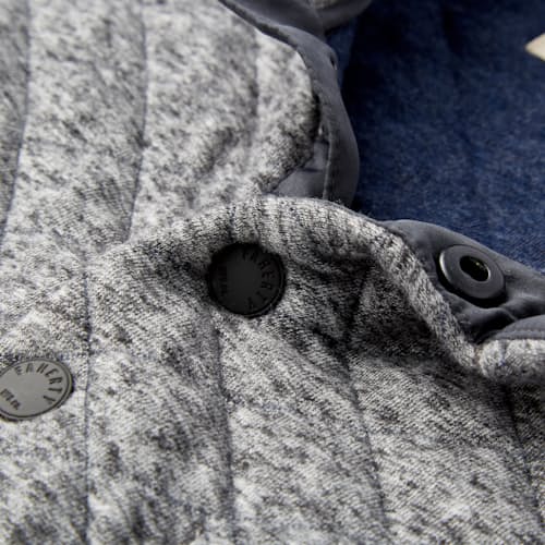 laydown image of Epic Quilted Fleece Pullover