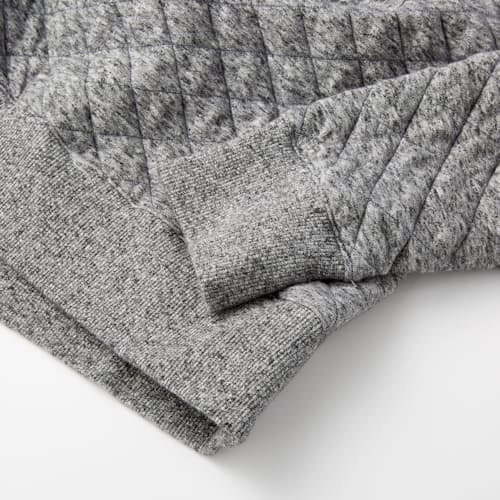 laydown image of Epic Quilted Fleece Pullover