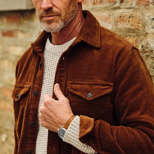 laydown image of Corduroy Shirt
