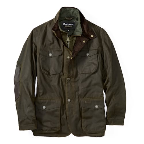 laydown image of Ogston Wax Jacket