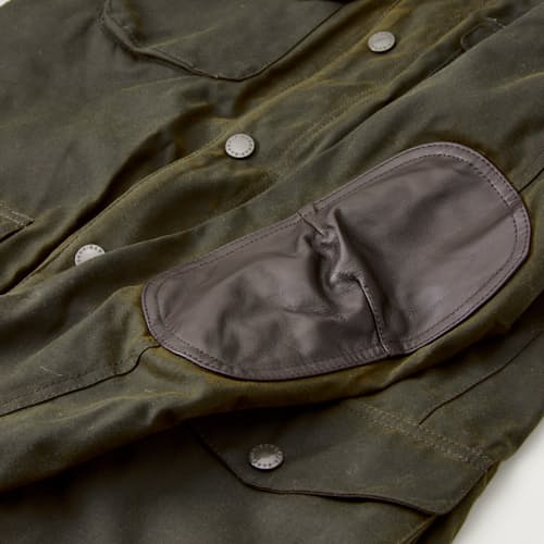 laydown detail image of Ogston Wax Jacket
