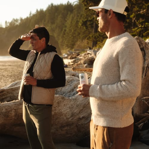 laydown image of Seawool Bubble Vest