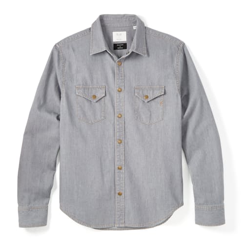 laydown image of Denim Shirt - Exclusive