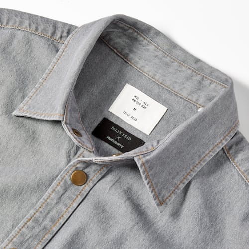 laydown image of Denim Shirt - Exclusive