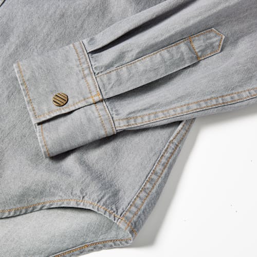 laydown image of Denim Shirt - Exclusive