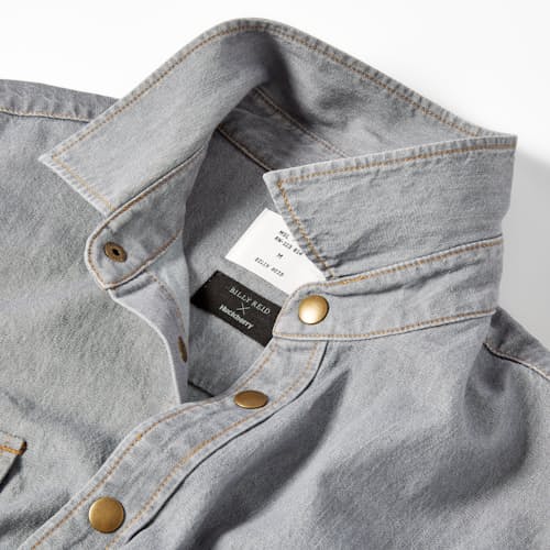 laydown image of Denim Shirt - Exclusive