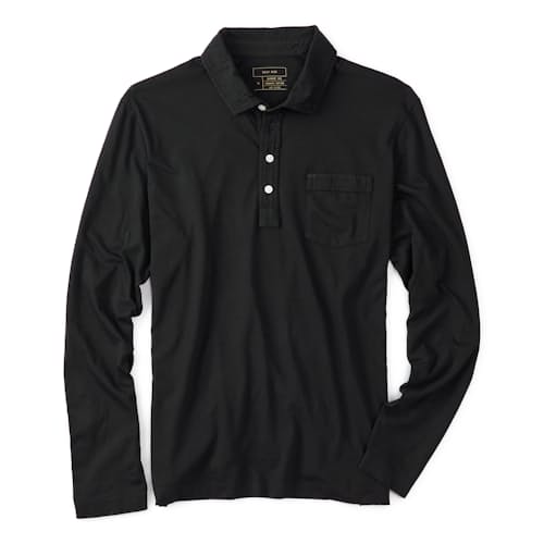 laydown image of Pensacola Long Sleeve Polo