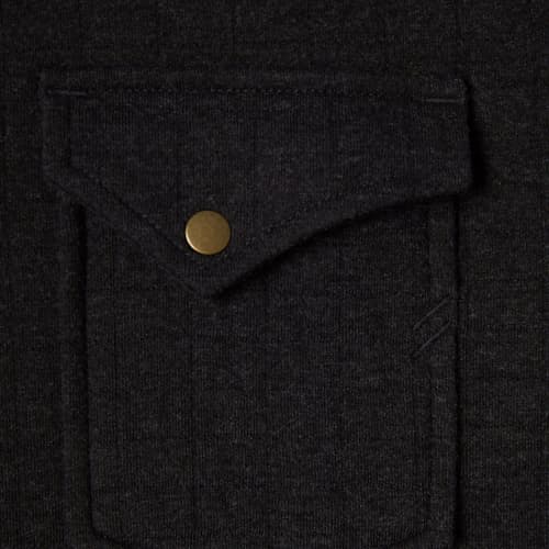 laydown image of Grid Quilted Knit Jacket