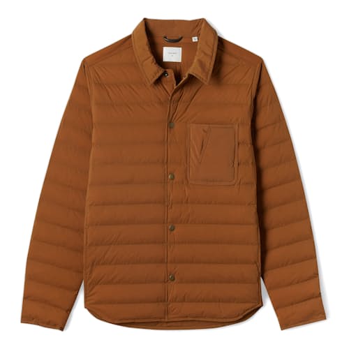 laydown image of Baffle Shirt Jacket