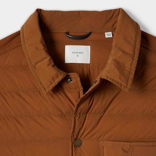 laydown image of Baffle Shirt Jacket