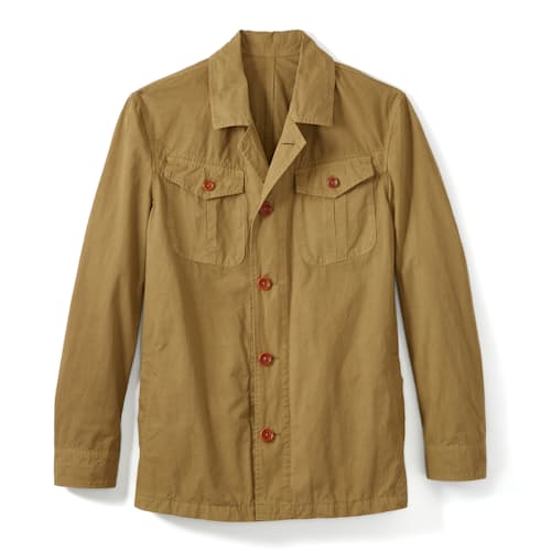 laydown image of Shirt Jacket