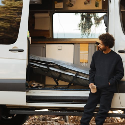 laydown image of Dawn Patrol Fleece Crew