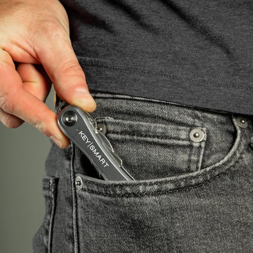 laydown image of KeySmart Pro w/ Tile Smart Location