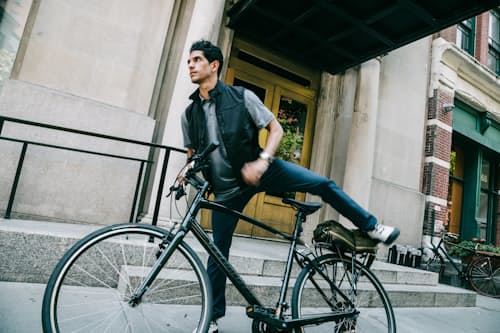 lifestyle image of Nomad Performance Chino - HB Straight