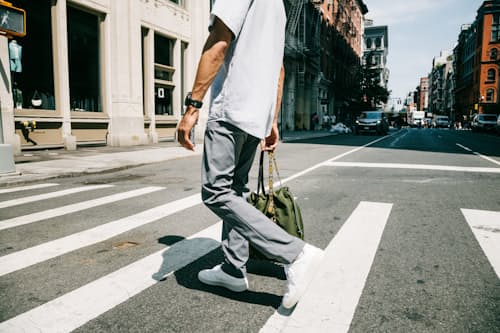 lifestyle image of Nomad Performance Chino - HB Straight