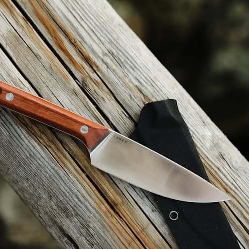 laydown image of The Hells Canyon Chef Knife - Exclusive