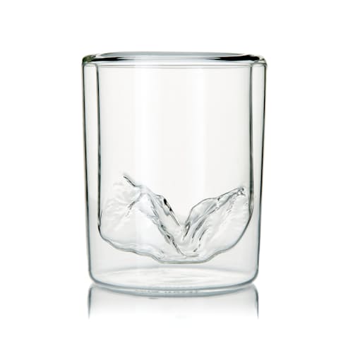 laydown image of Grand Tetons - Set of 4 Whiskey Glasses