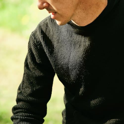 laydown image of 72-Hour Merino Sweater Hoodie
